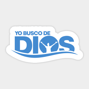 Yo busco de Dios Sticker